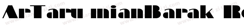 ArTarumianBarak Regu字体转换
